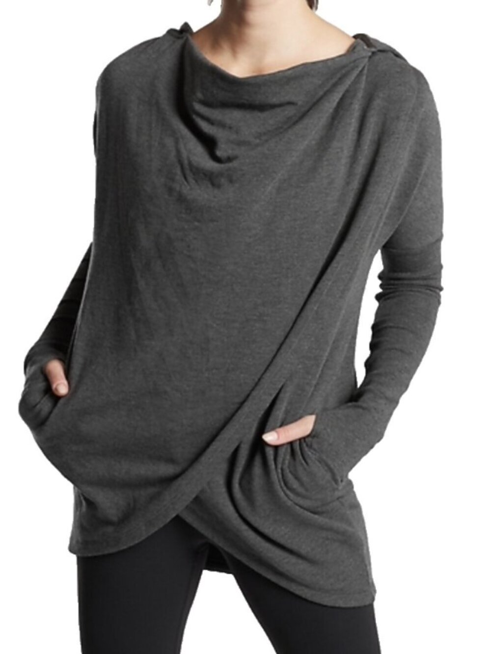 Athleta Purana Wrap Sweatshirt